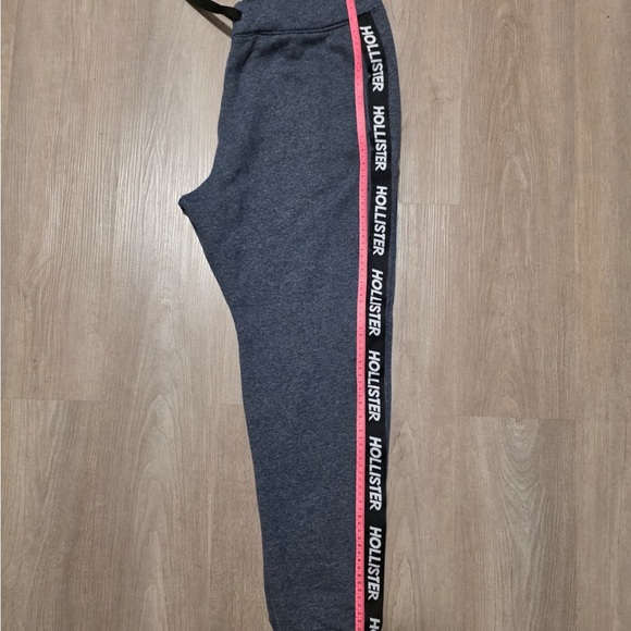 Hollister Charcoal Joggers with Logo Stripes - Picture 4 of 6